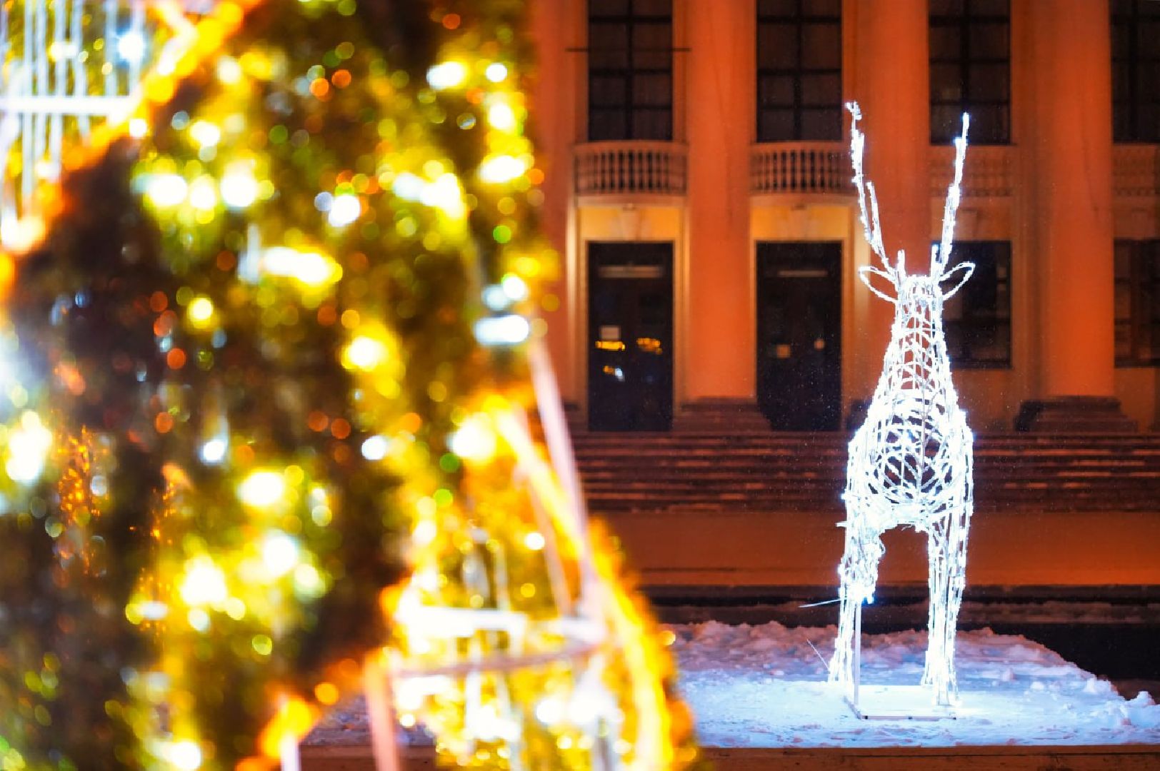 Сергиев Посад, Украшения, Новый год, Праздник, Иллюминация, Благоустройство,