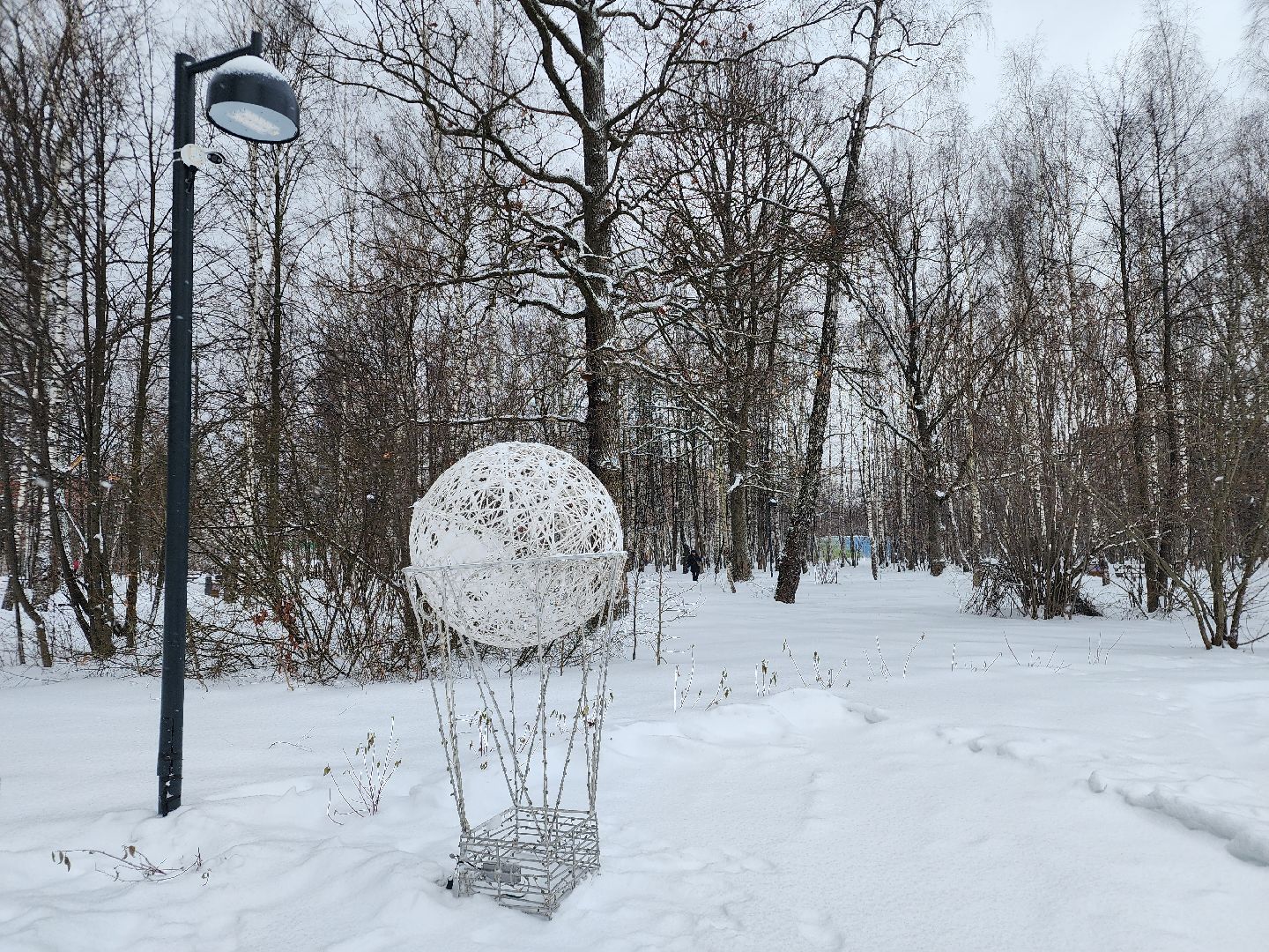 парк, фрязино, украшение, новый год,