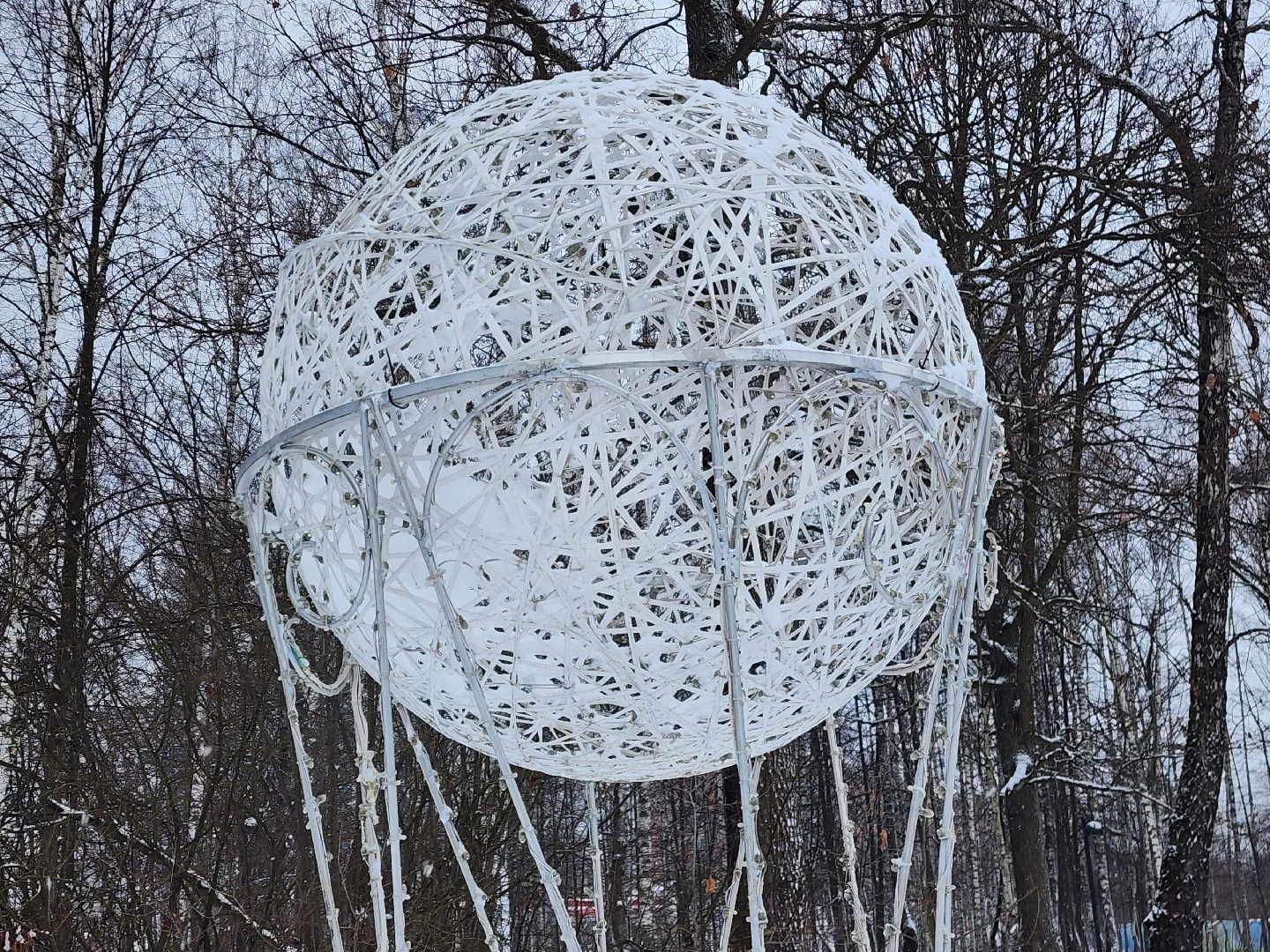 парк, фрязино, украшение, новый год,