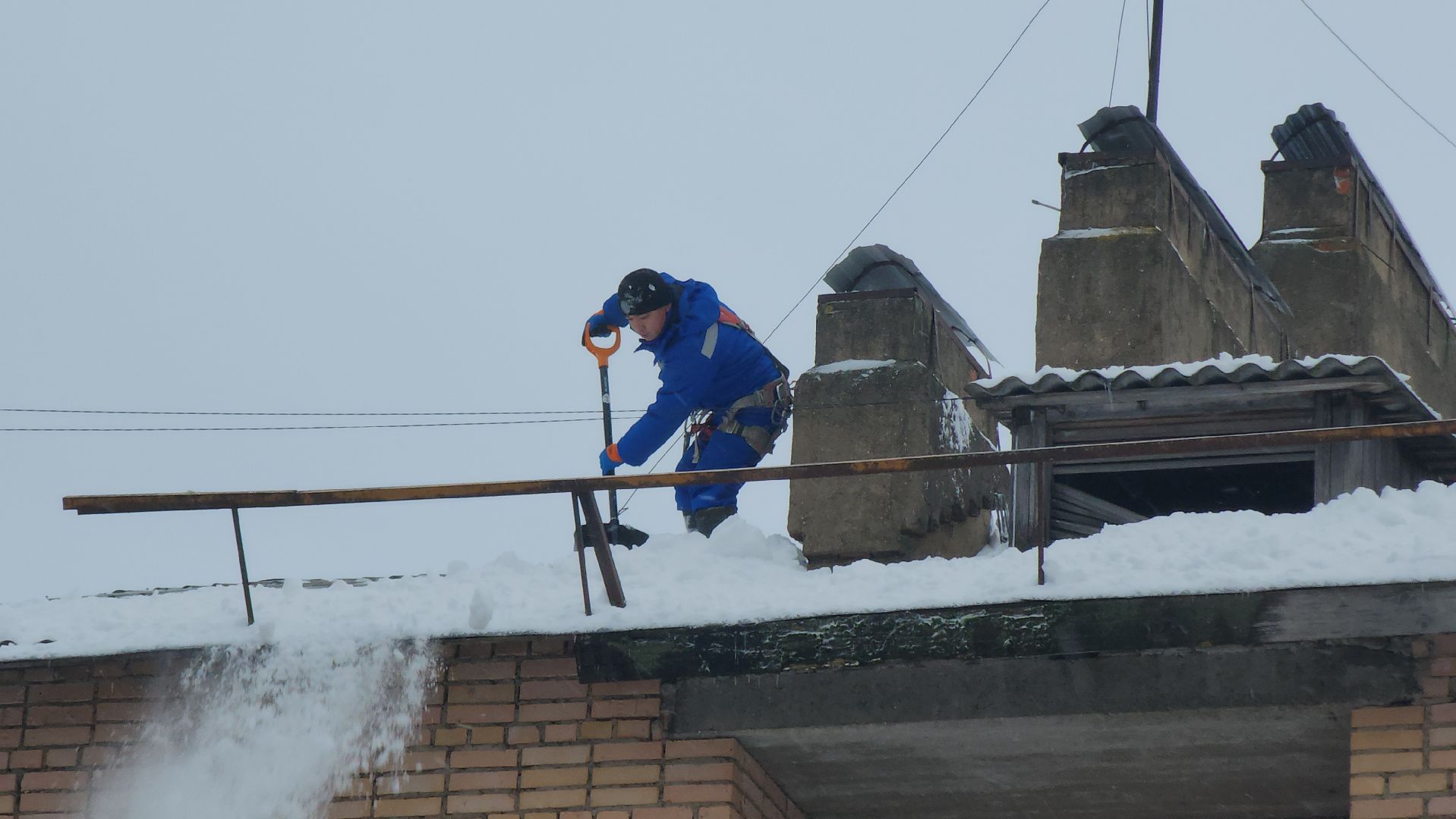 снег, руза, рузский городской округ, московская область, подмосковье, Коммунальные службы, Коммунальщики,