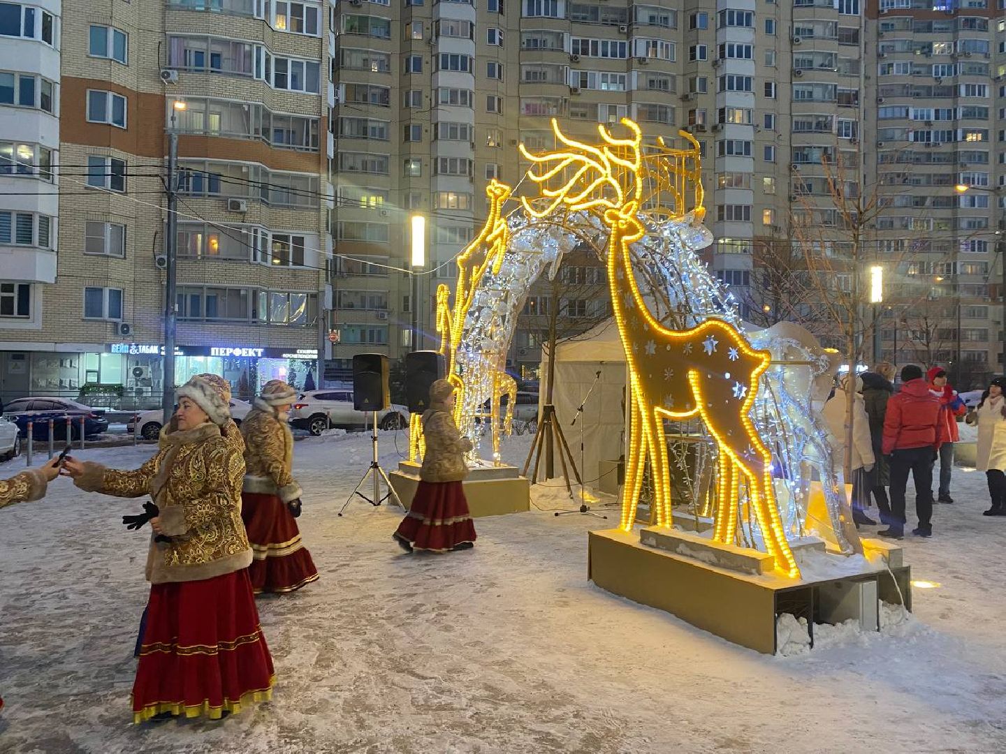 красногорск, новый год, зима в подмосковье,