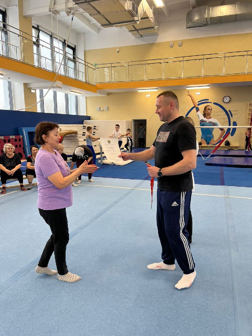 активное долголетие, Бабушки на спорте, Трудовые резервы, Наро-Фоминск,