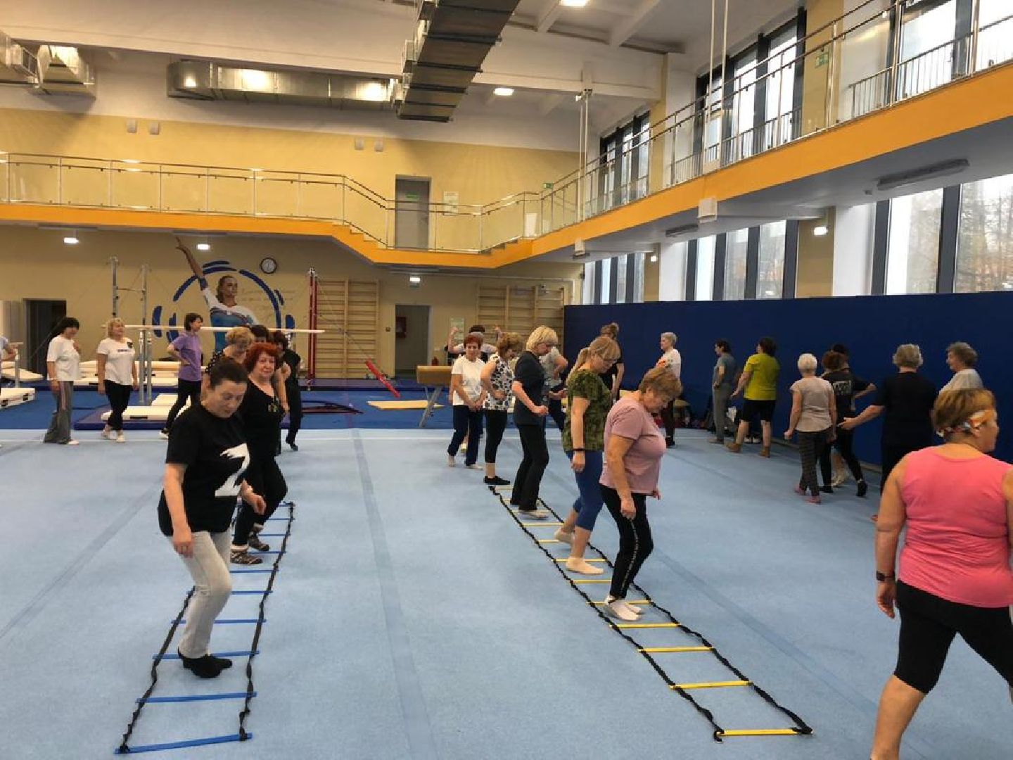 активное долголетие, Бабушки на спорте, Трудовые резервы, Наро-Фоминск,