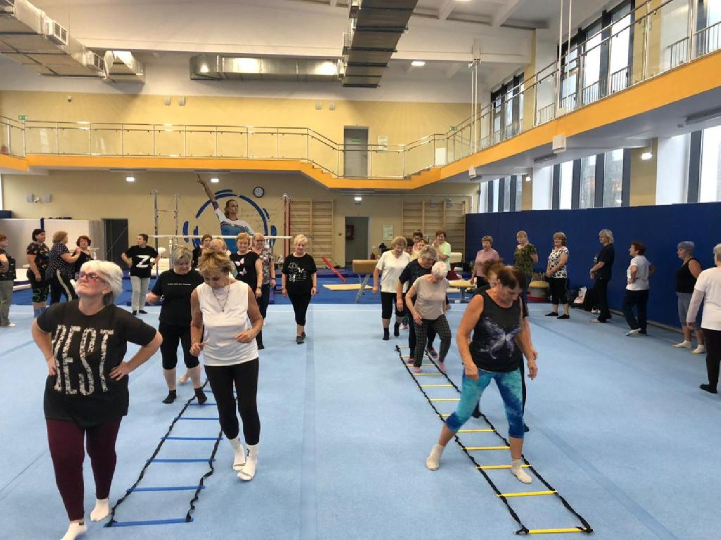 активное долголетие, Бабушки на спорте, Трудовые резервы, Наро-Фоминск,