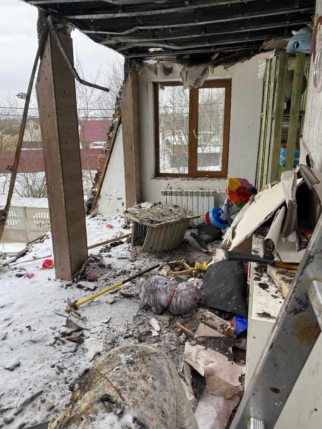 Пожар, Чехов, дом