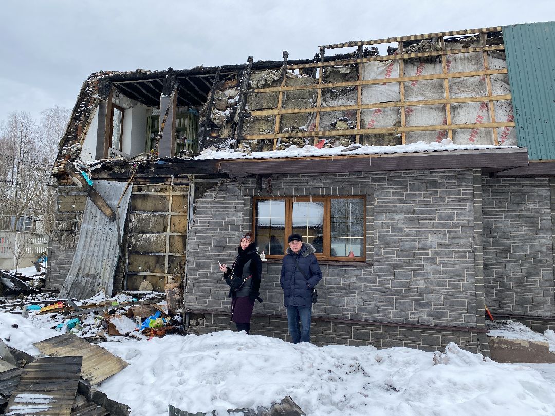 Пожар, Чехов, дом