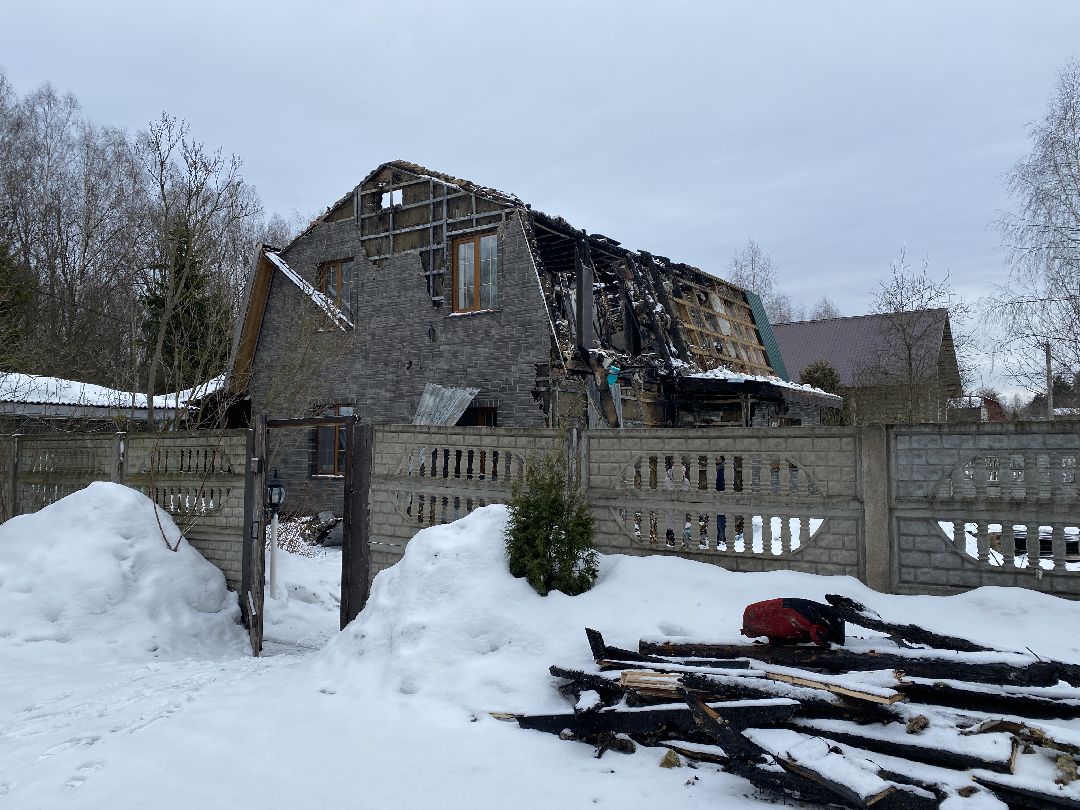 Пожар, Чехов, дом