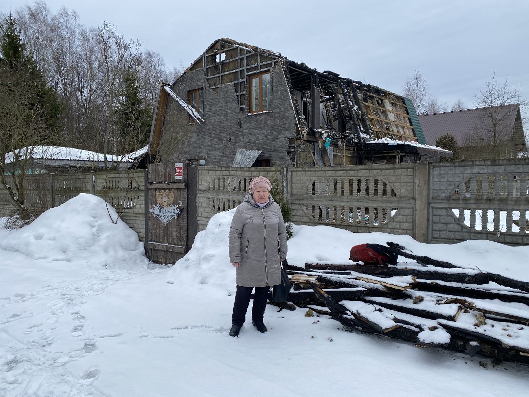 Пожар, Чехов, дом