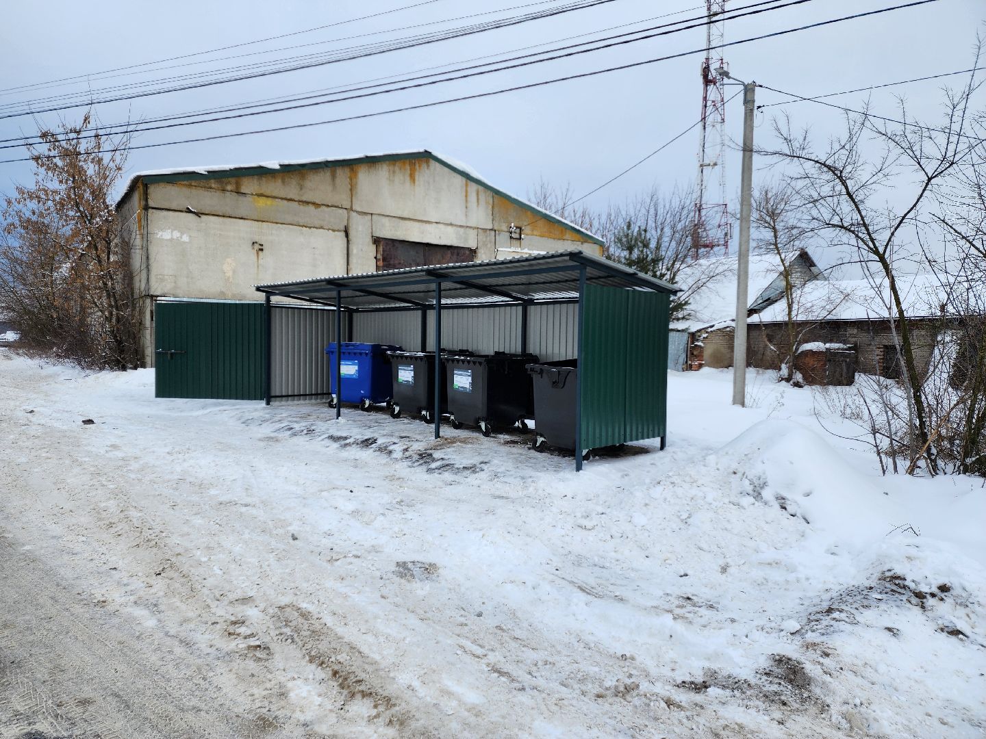 раменское,жкх, контейнерная площадка, деревня Сафоново,
