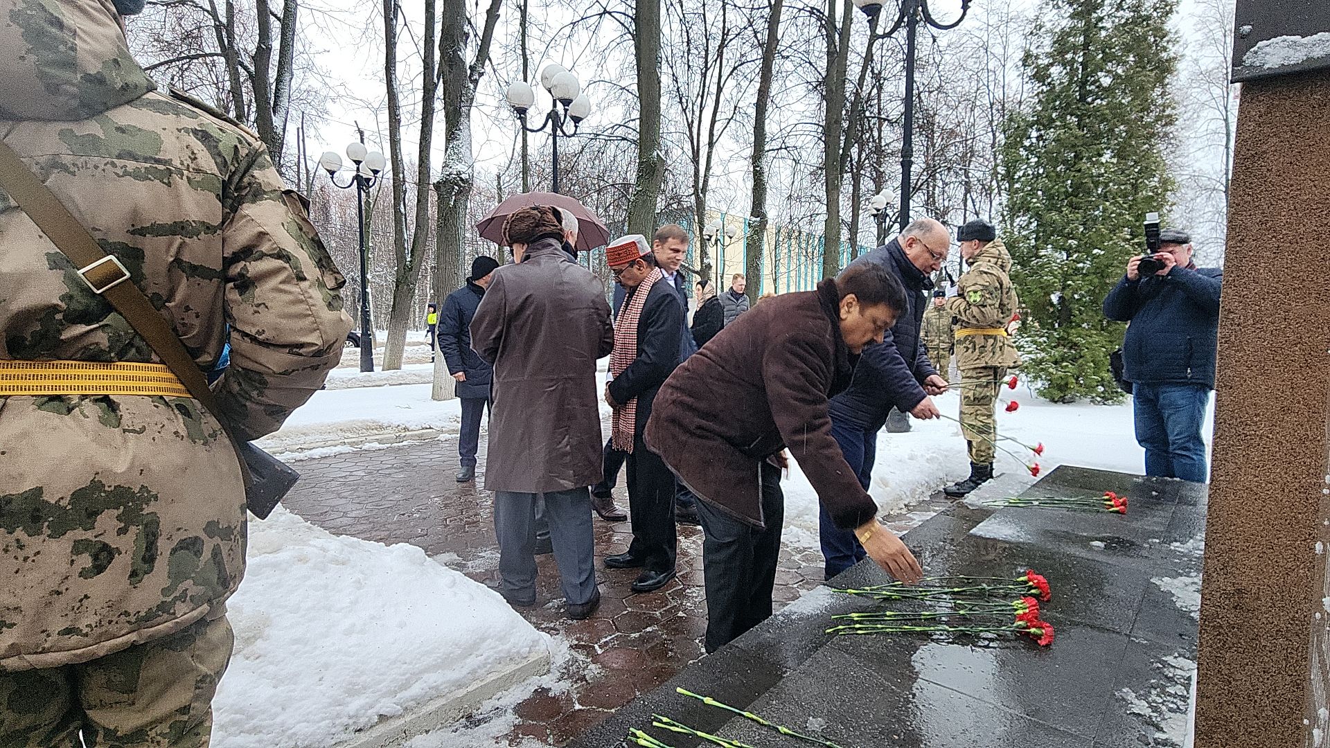 электросталь, делегация, дружба народов, дружба городов, мемориал, вечный огонь, герои, память, наша память, индия,