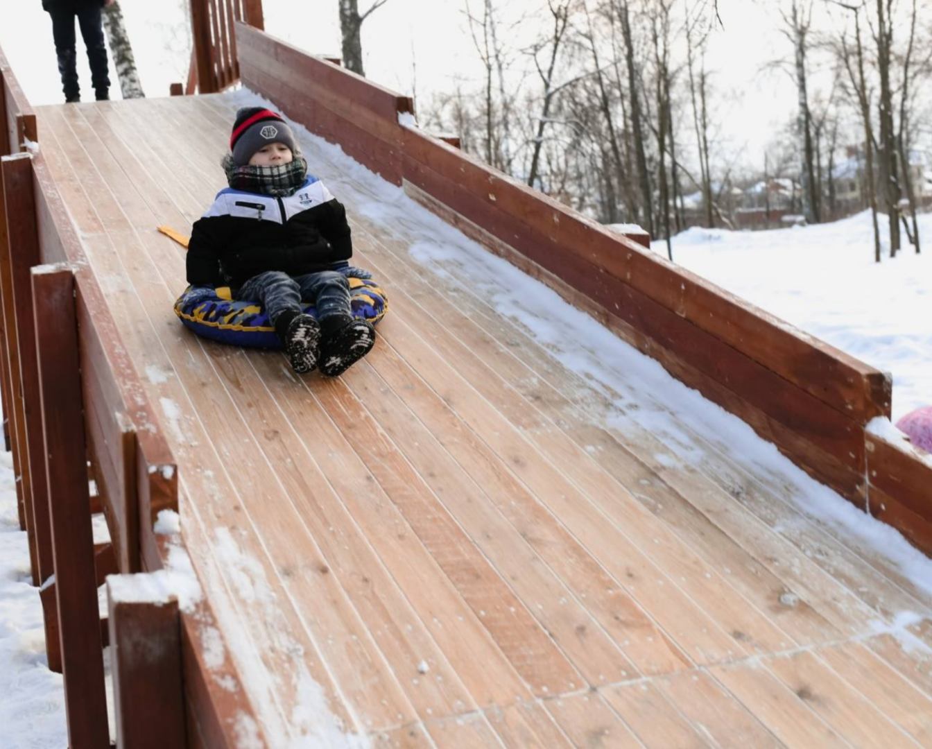 зимний сезон, новогодние елки, Лосино-Петровский,
