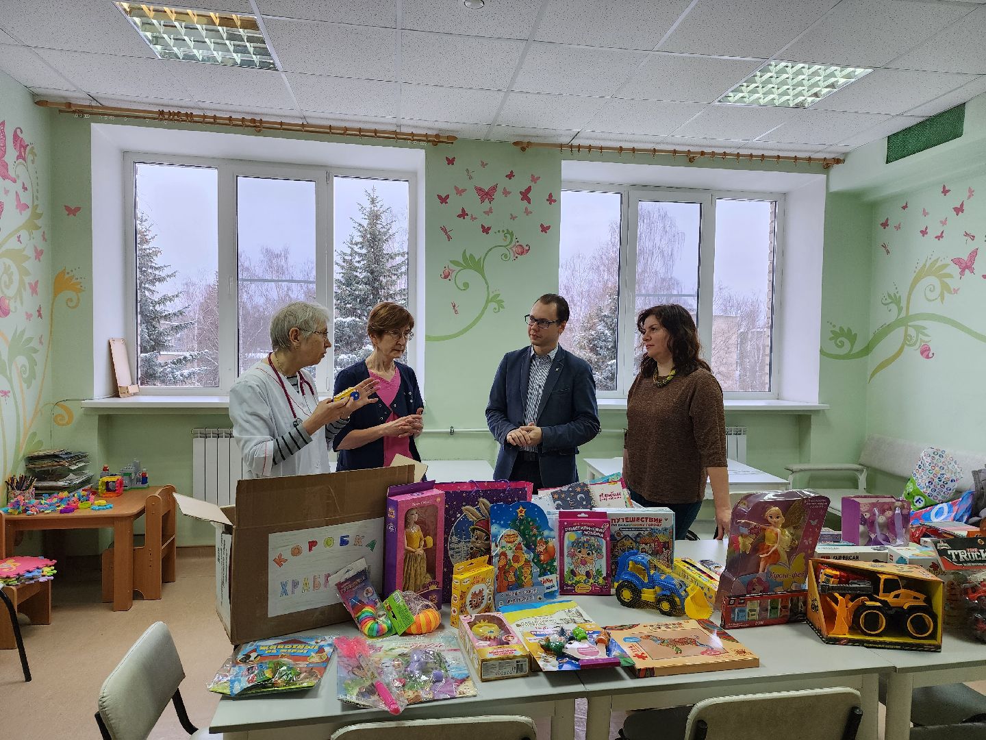 коробка храбрости, Добрая комната, Дубна, Дети, Здоровье, Дубненская больница, Единая Россия,