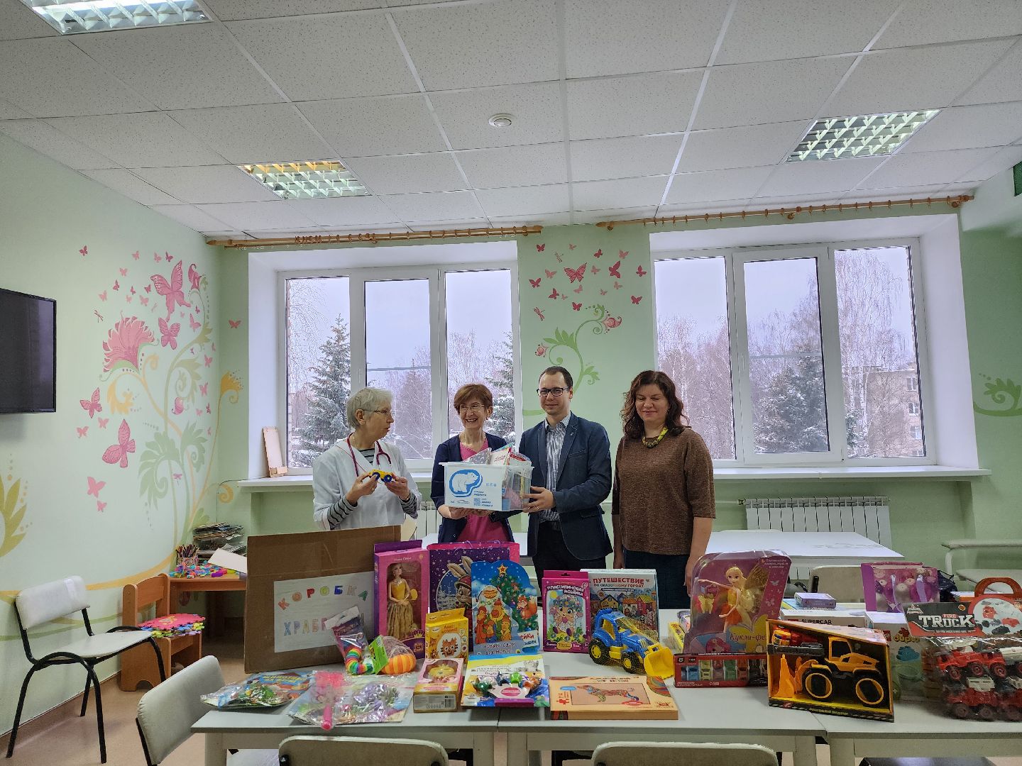 коробка храбрости, Добрая комната, Дубна, Дети, Здоровье, Дубненская больница, Единая Россия,