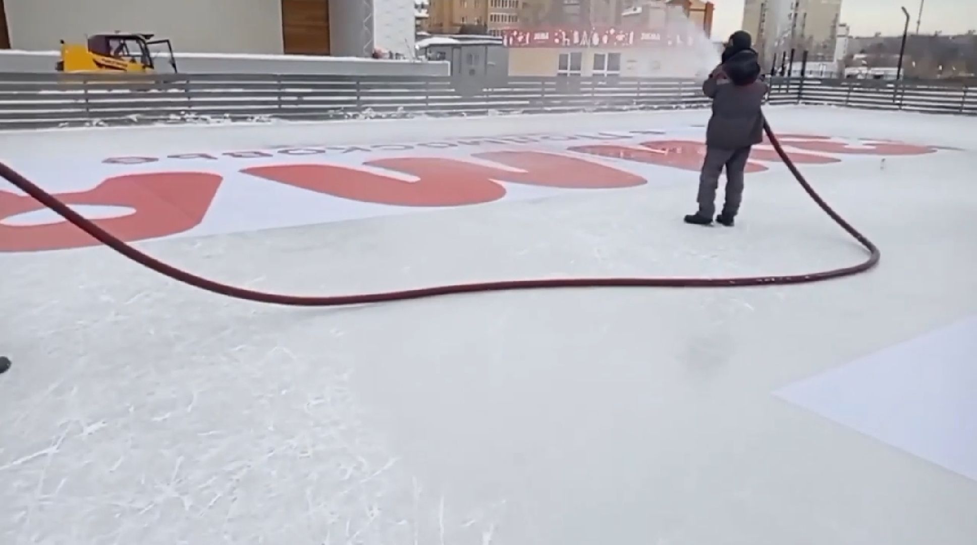долгопрудный, парки, зима в подмосковье, зимовка фонтанов, Шоу Ильи Авербуха,