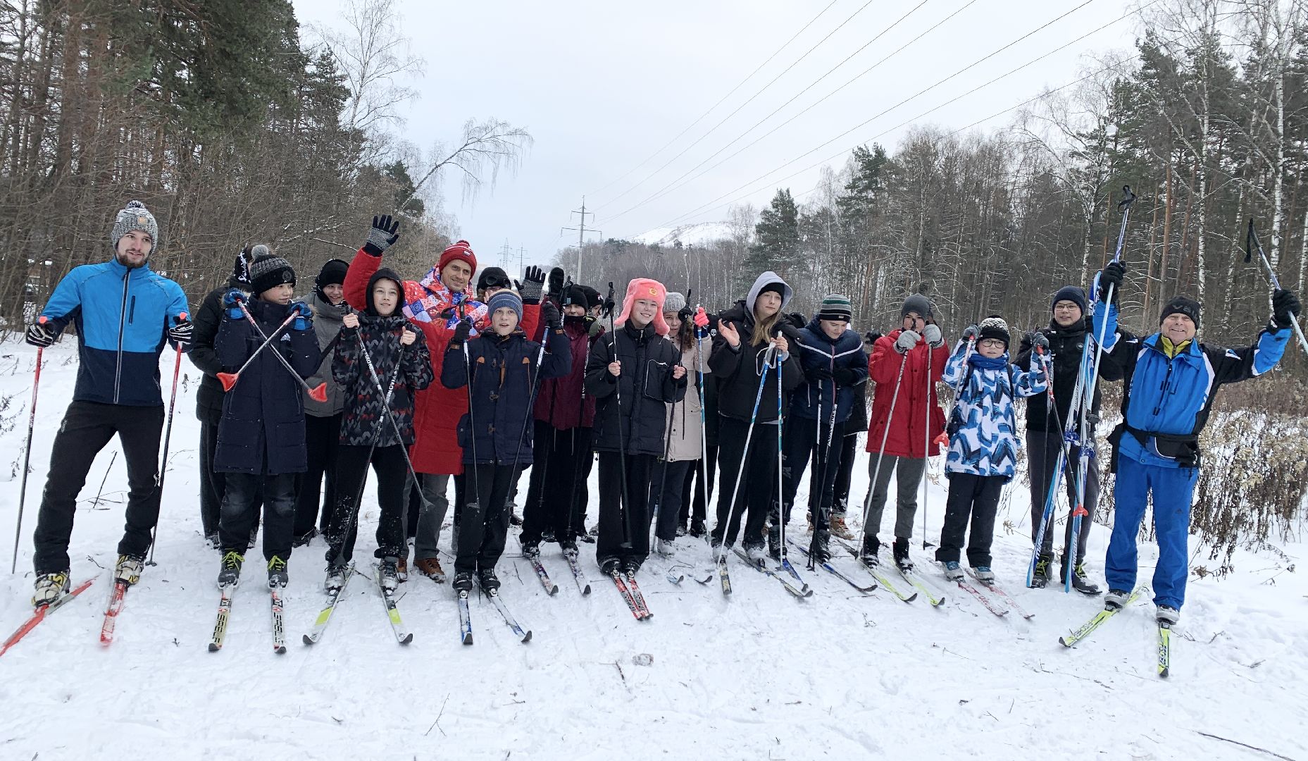 Балашиха, Подмосковье, Общество, Зима в Подмосковье, Открытие зимнего сезона, Лыжная трасса, Тренировки, Школы,