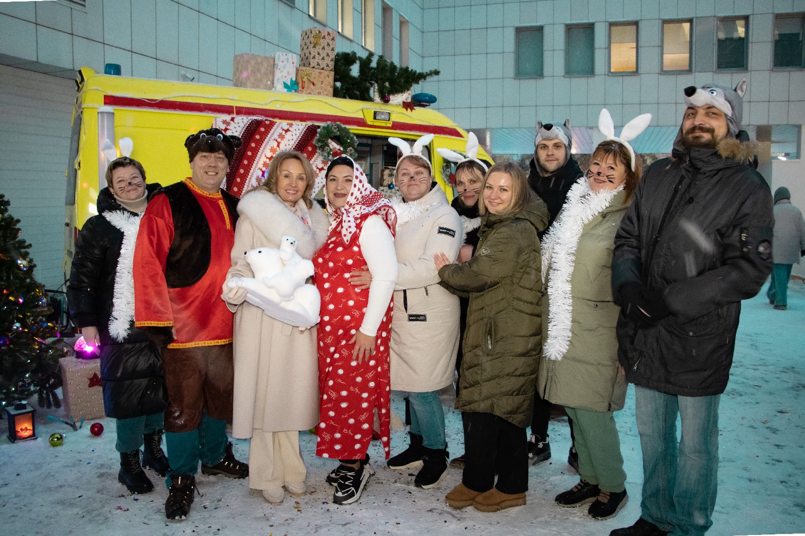 новогодние украшения, праздники, новый год, наро-фоминский перинатальный центр,