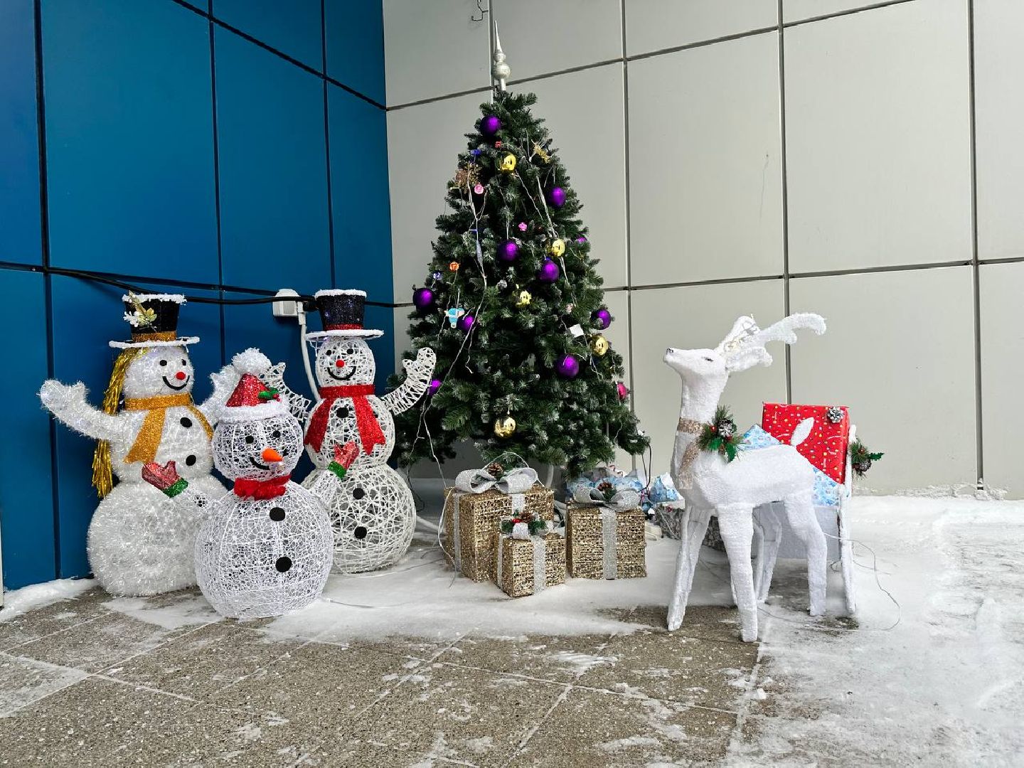 новогодние украшения, праздники, новый год, наро-фоминский перинатальный центр,