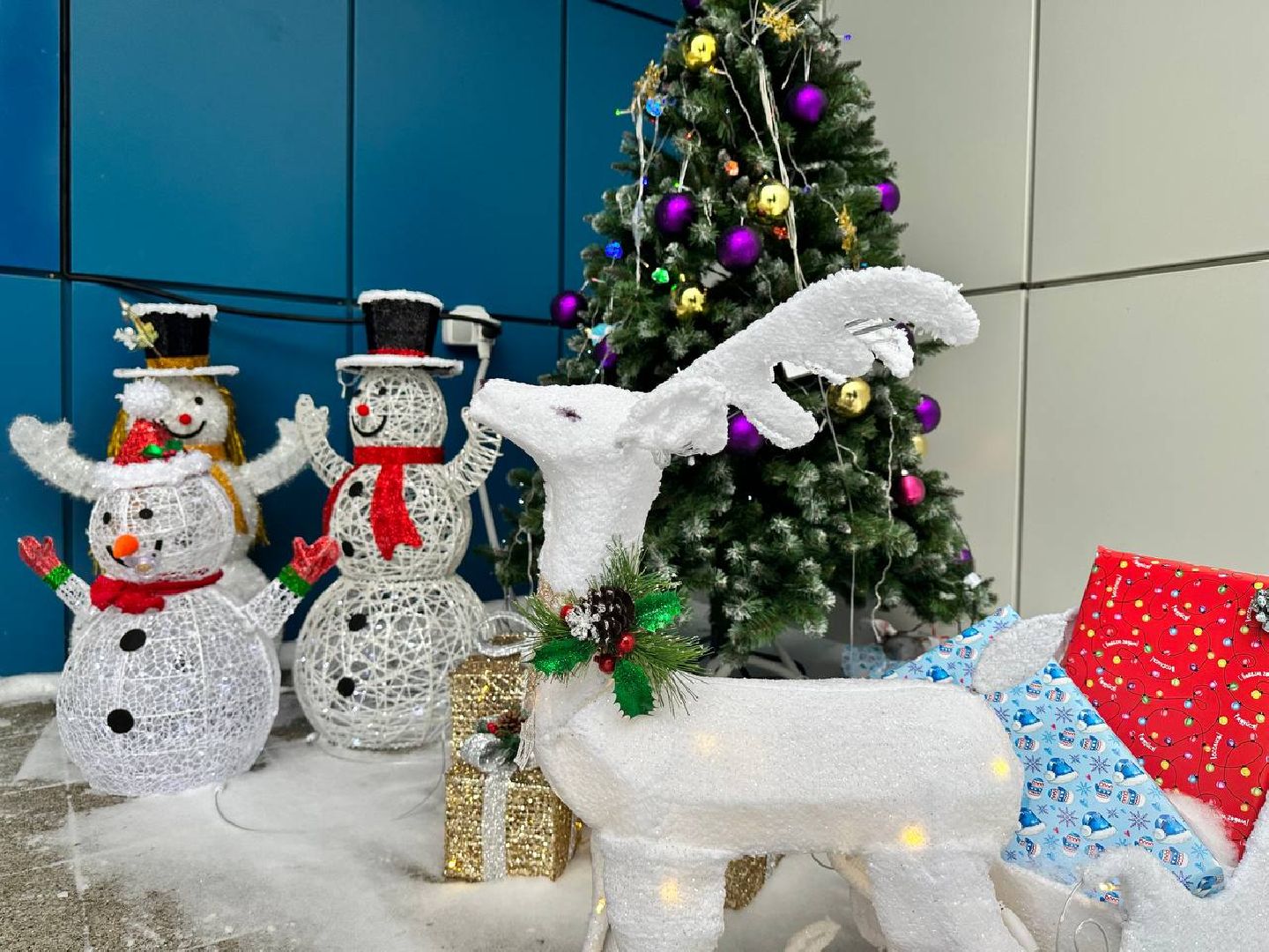 новогодние украшения, праздники, новый год, наро-фоминский перинатальный центр,