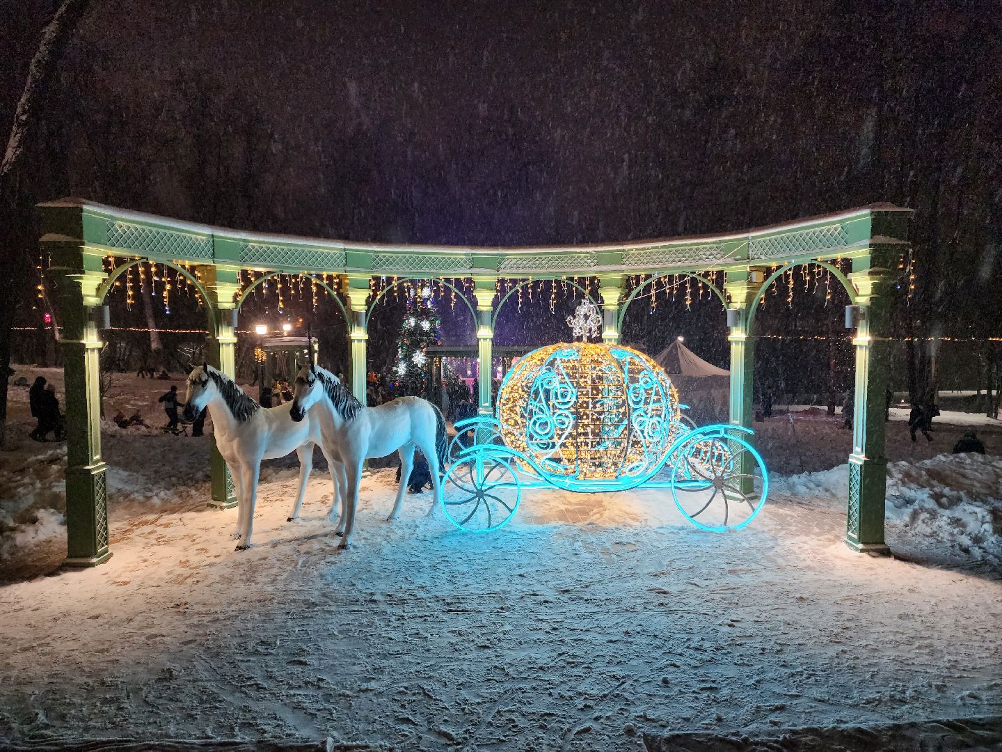 раменское, культура, раменский городской парк, резиденция деда мороза,