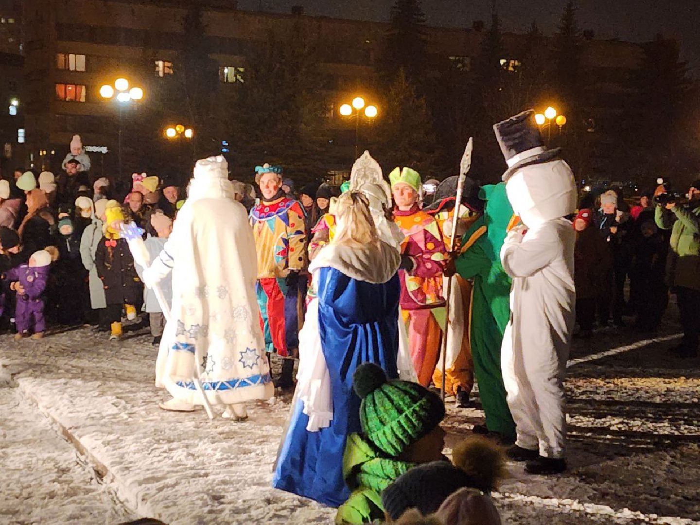 зажжение огней, елка, ёлка, новый год, Заголовацкий, орехово-зуево,