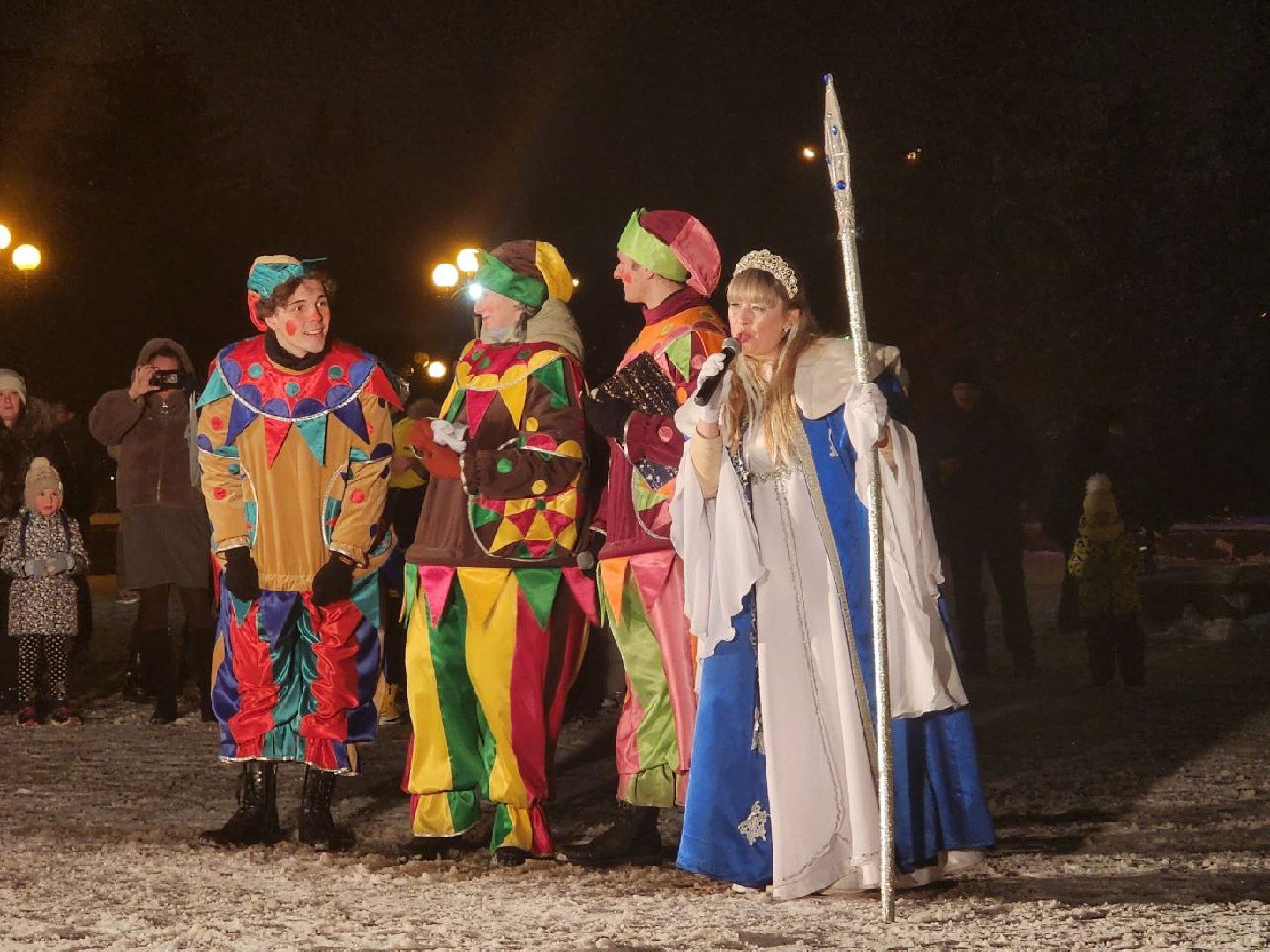 зажжение огней, елка, ёлка, новый год, Заголовацкий, орехово-зуево,