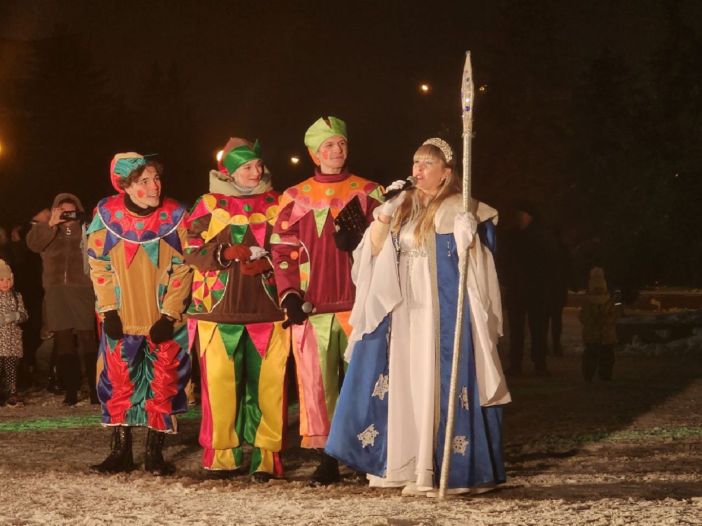 зажжение огней, елка, ёлка, новый год, Заголовацкий, орехово-зуево,