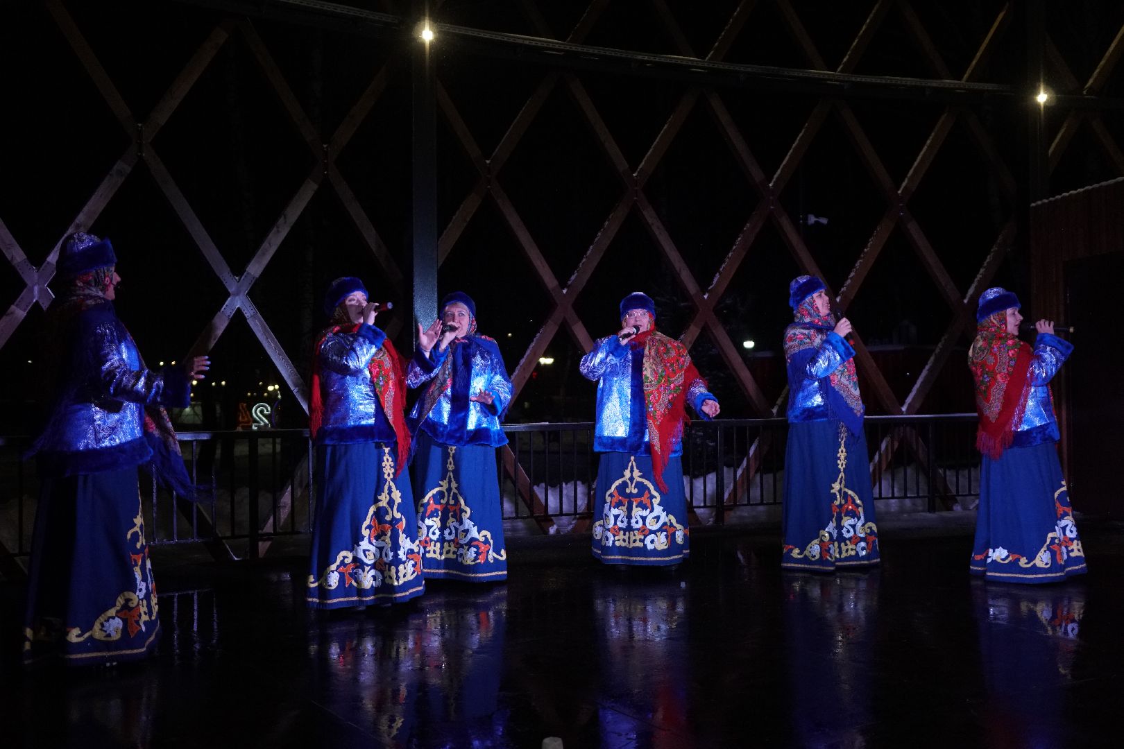 Егорьевск, Подмосковье, Новый год, оркестр, снеговики, оркестр снеговиков, новый год, праздник, елка,