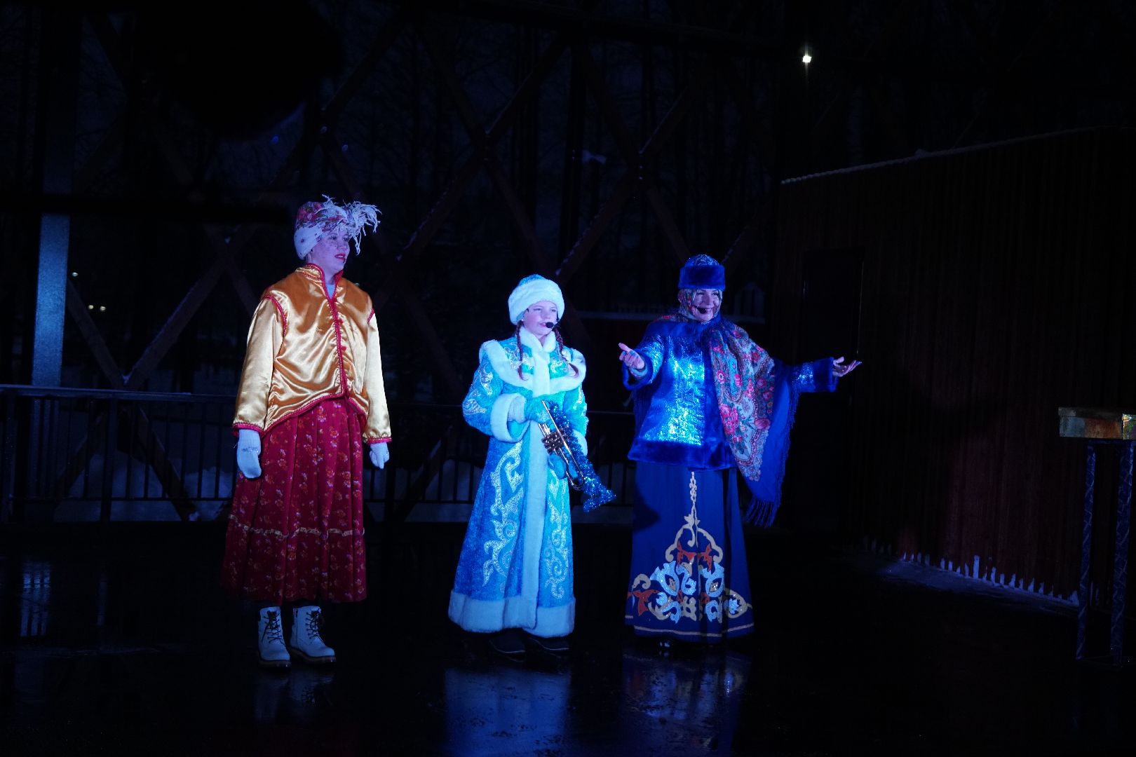 Егорьевск, Подмосковье, Новый год, оркестр, снеговики, оркестр снеговиков, новый год, праздник, елка,