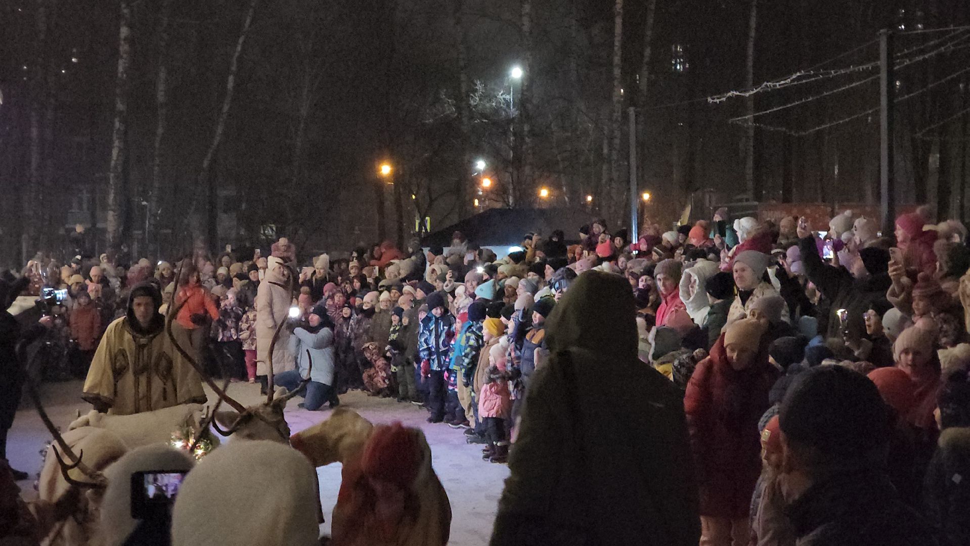 Пушкино, Новый год, Елка, зима в подмосковье, Дед мороз, Снегурочка,