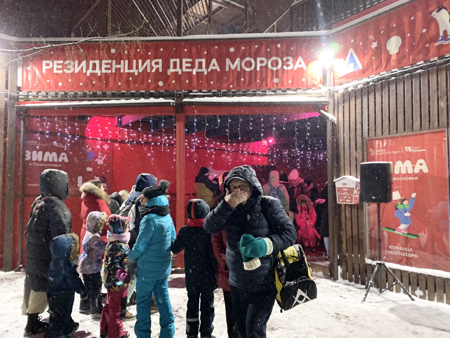 Балашиха, Подмосковье, Общество, Зима в Подмосковье, Парки, открытие зимнего сезона, катки, Огненное шоу, Зажжение новогодних огней,