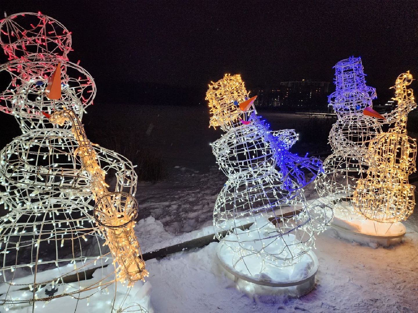 солнечногорск, зима, Дед мороз, Праздник, Снег,