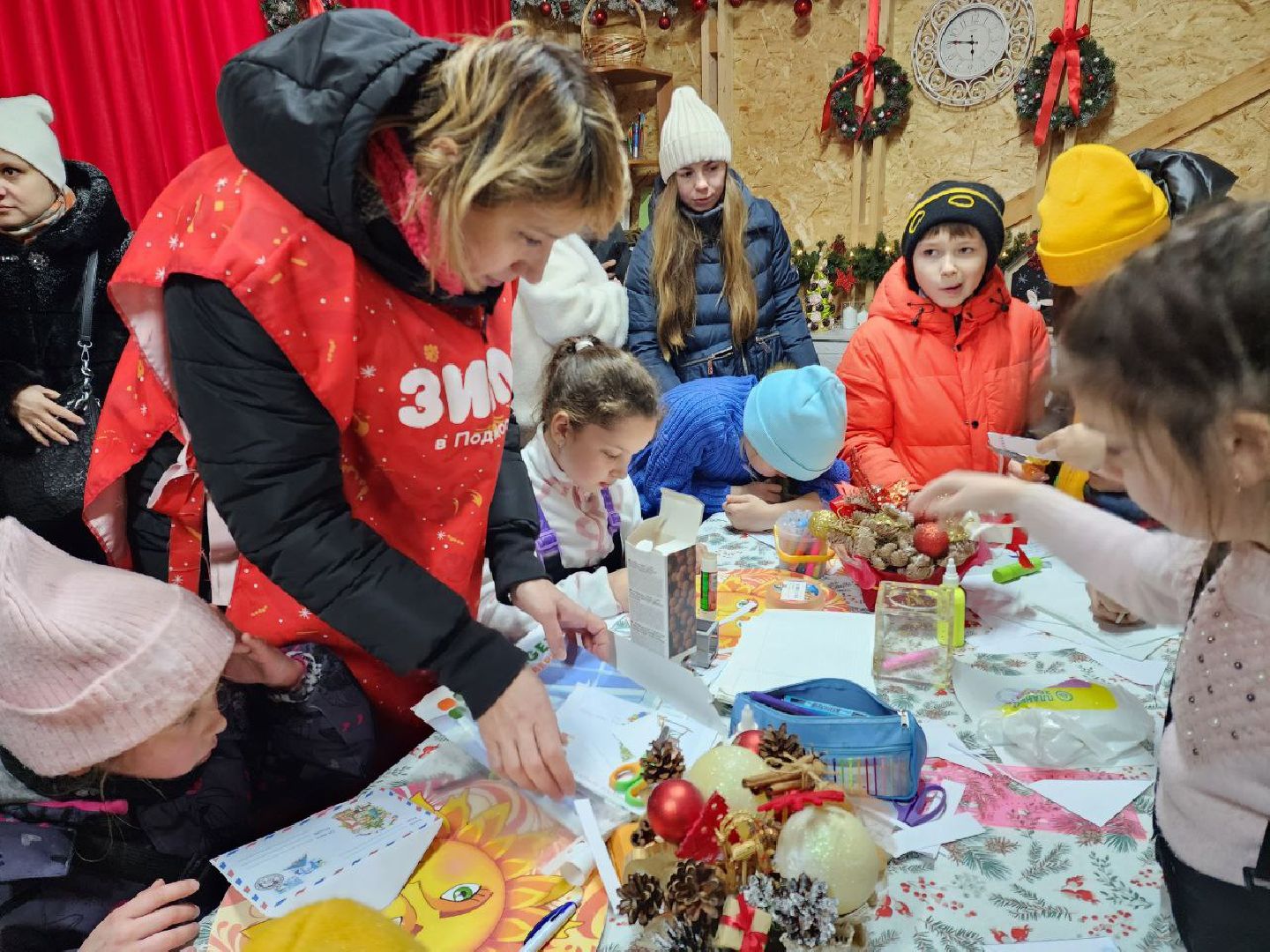 солнечногорск, зима, Дед мороз, Праздник, Снег,