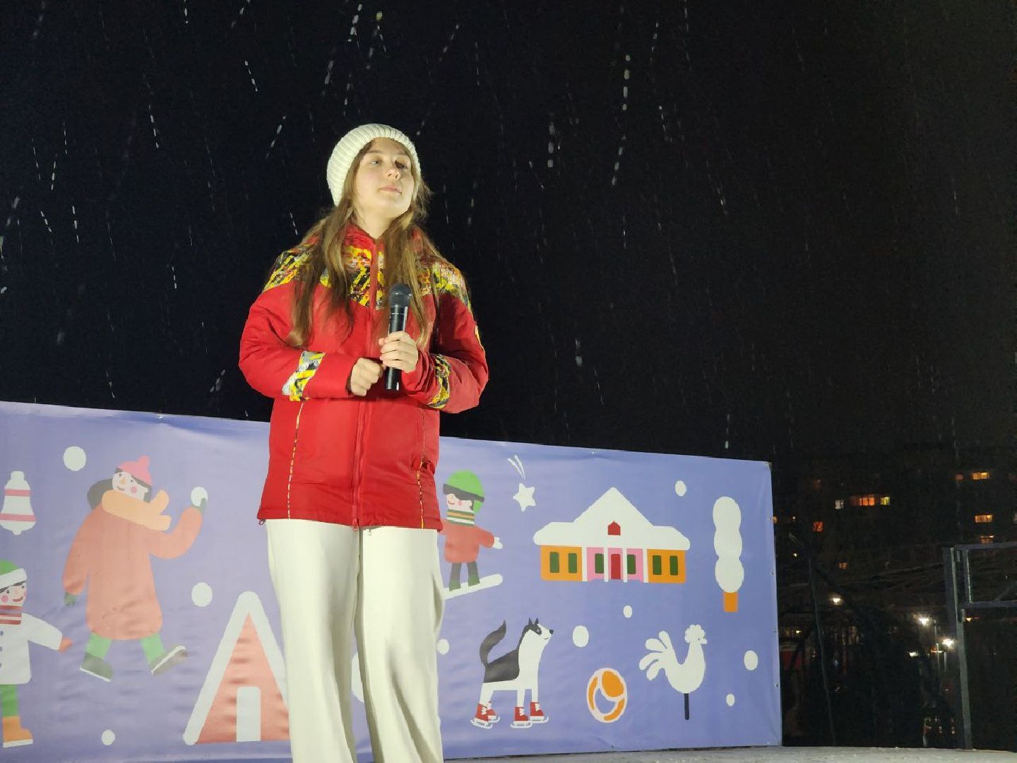 солнечногорск, зима, Дед мороз, Праздник, Снег,