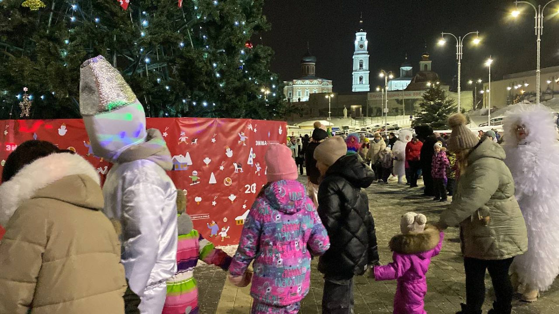 волоколамск, новогодние огни, Новый год,