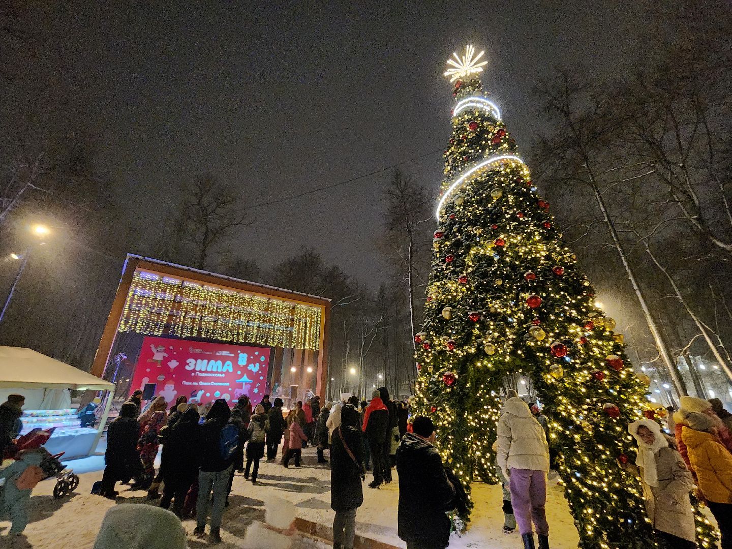 Серпухов, Подмосковье, Зима в Подмосковье, открытие зимнего сезона, парк имени Олега Степанова,
