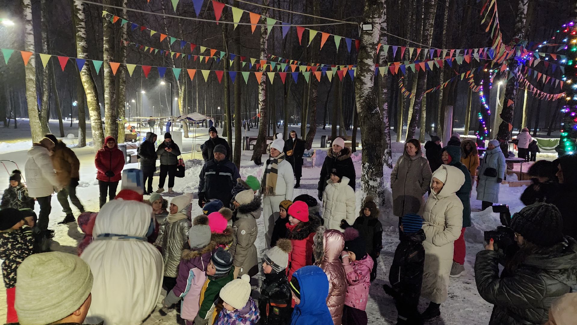 зима в Подмосковье, открытие зимнего сезона, парки подмосковья, Лосино-Петровский,