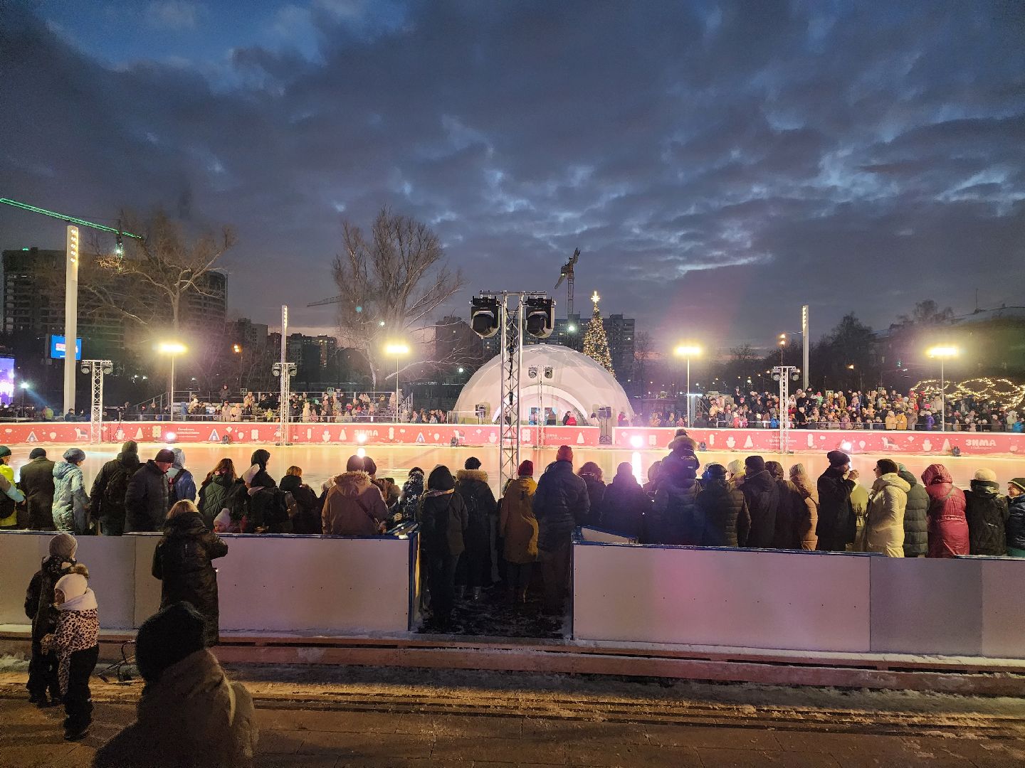 мытищи, Евгения Медведева, илья авербух, Шоу Чемпионы, каток, каток в парке, зима в подмосковье, Артем Федорченко, Максим Ставиский, Албена Денкова,