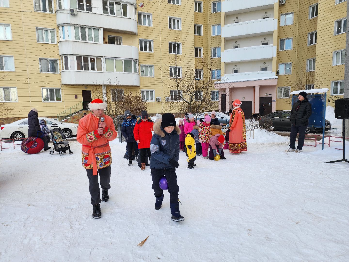 Звенигород, Зимние забавы, Зима в Подмосковье, Праздник двора,