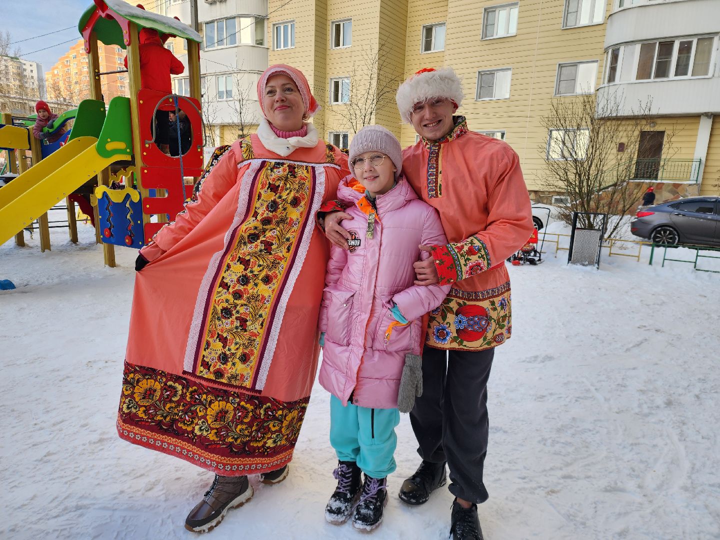 Звенигород, Зимние забавы, Зима в Подмосковье, Праздник двора,
