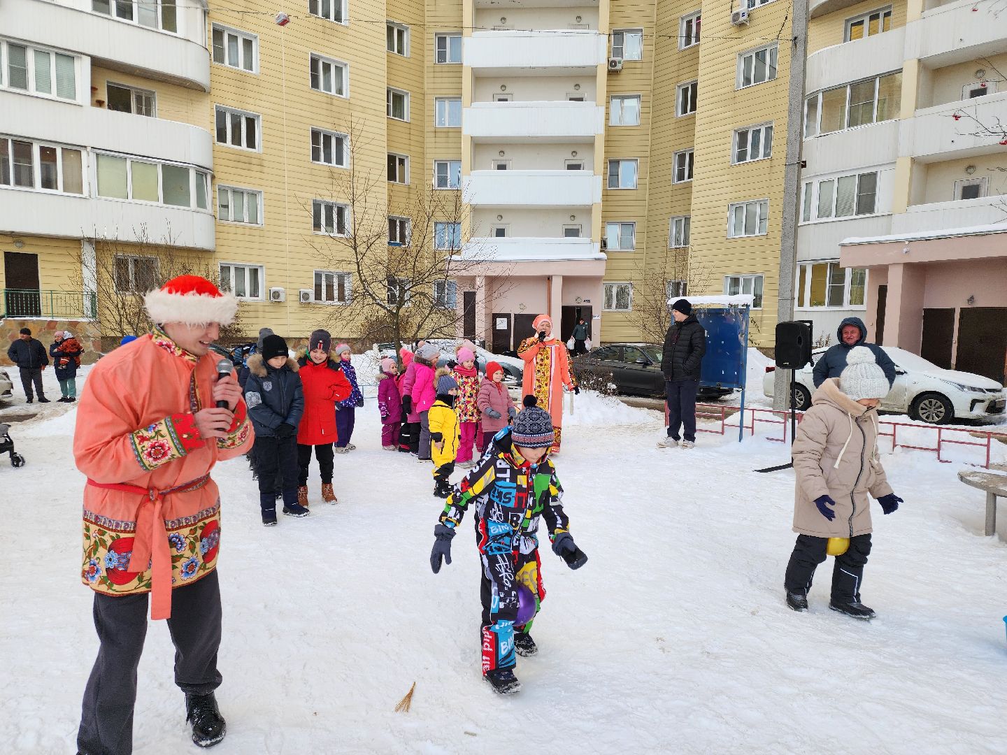 Звенигород, Зимние забавы, Зима в Подмосковье, Праздник двора,