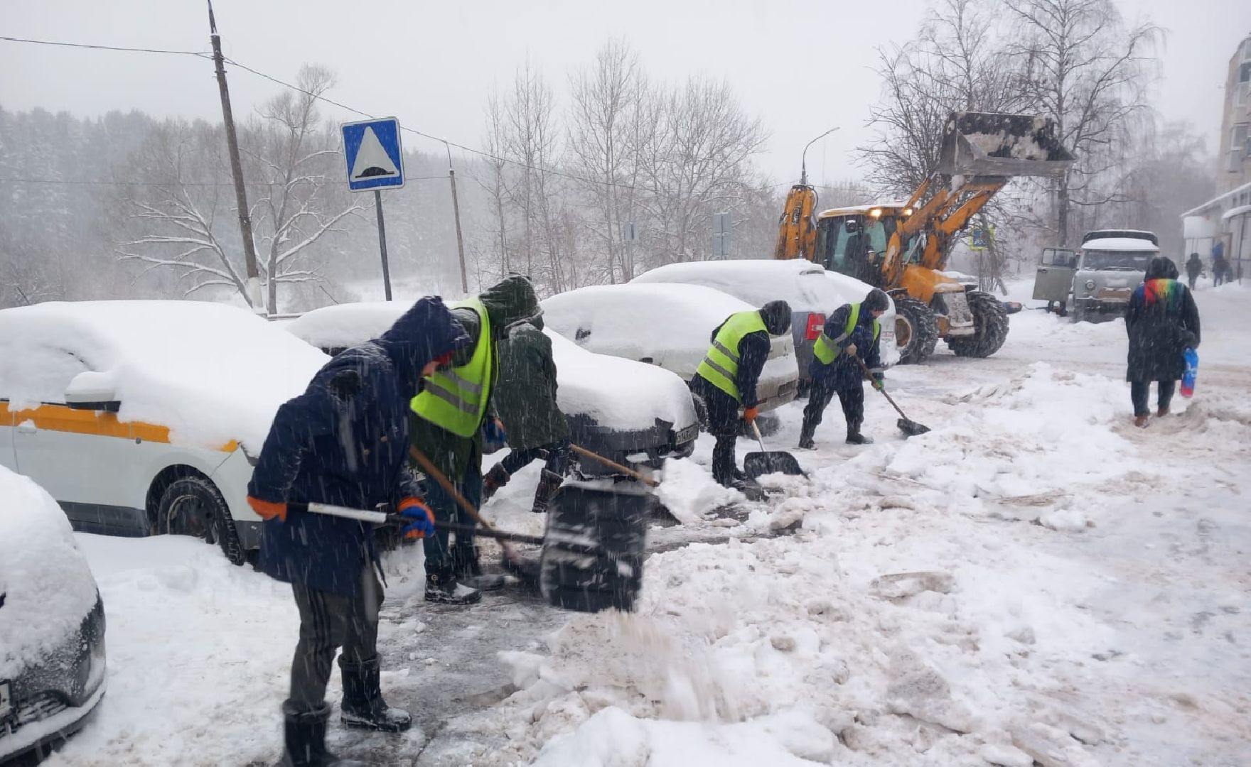 снегоуборка, Коммунальная техника, снегопад, наро-фоминск,