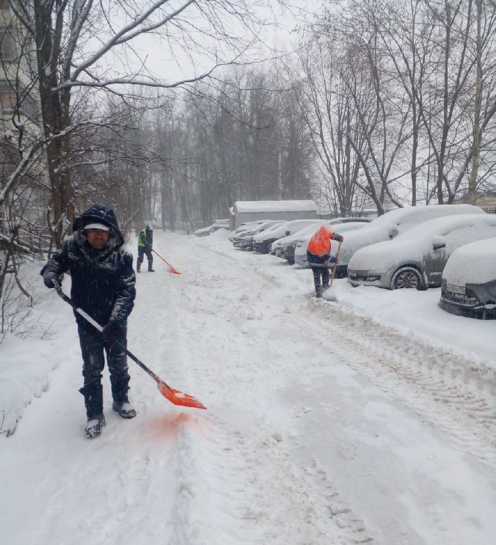 снегоуборка, Коммунальная техника, снегопад, наро-фоминск,