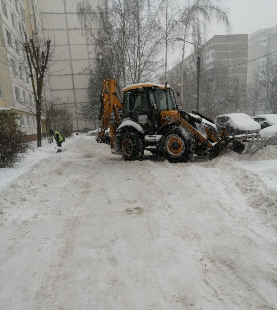 снегоуборка, Коммунальная техника, снегопад, наро-фоминск,