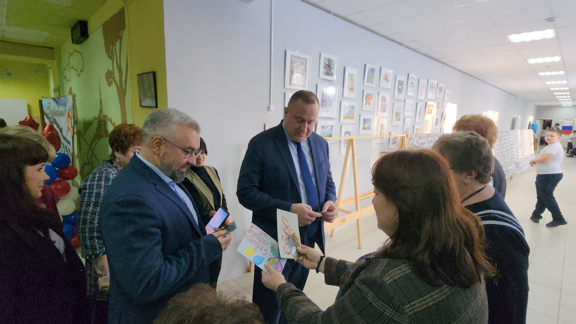 серпухов, поселок пролетарский, школа, юбилей школы, образование,