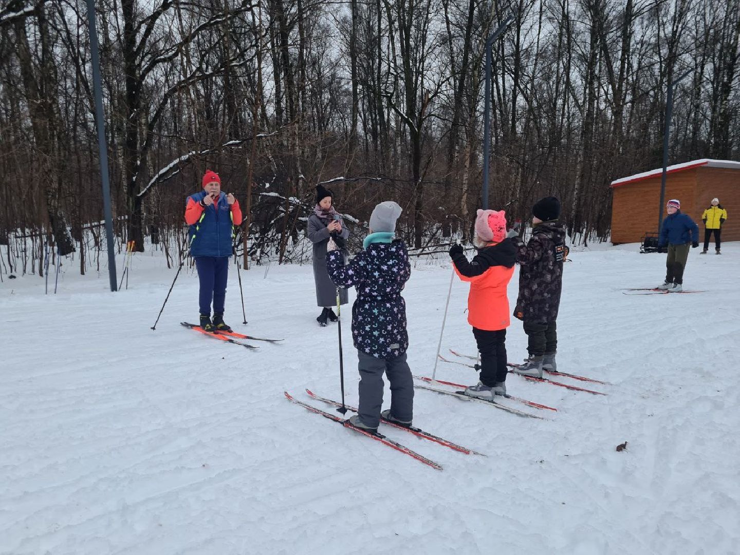 лыжня, спорт подмосковья, зимний сезон, зима в подмосковье, апаринки, видное,