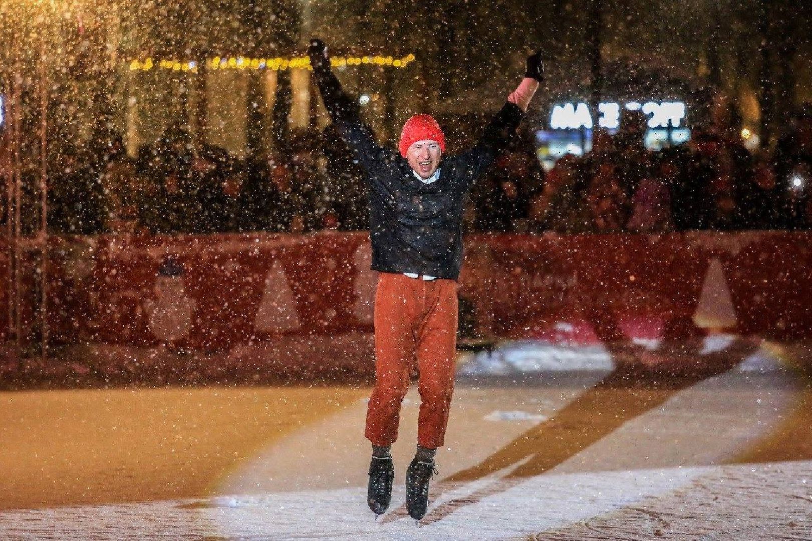 долгопрудный, каток, центральный парк, Ледовое шоу Авербуха, владислав юдин,