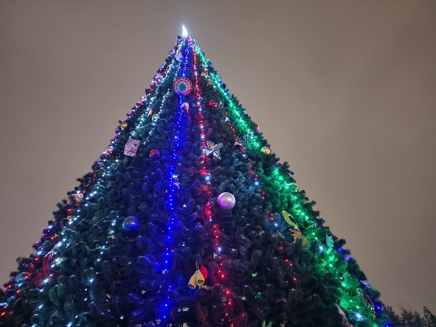 зима в подмосковье, зимний сезон, Парк, Праздник, Дед мороз, Дубна,