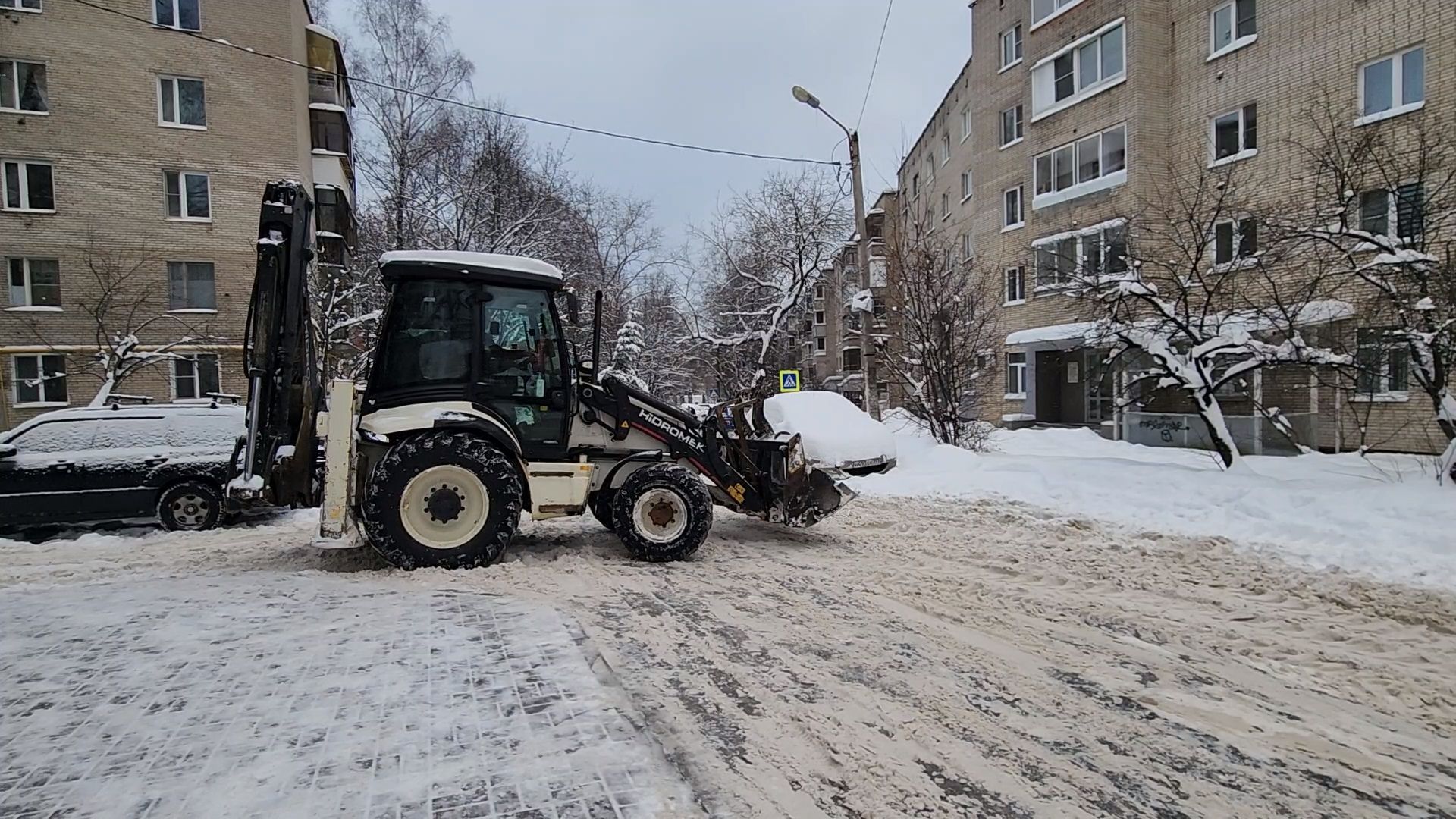 Одинцово, снег, содержание территорий, жкх,