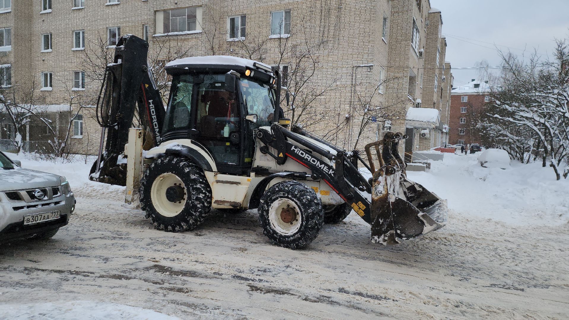 Одинцово, снег, содержание территорий, жкх,