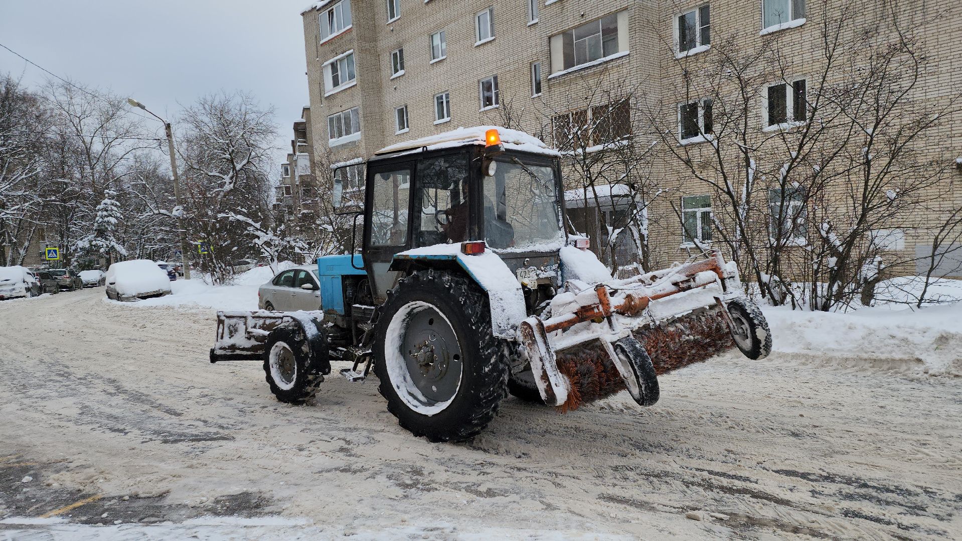 Одинцово, снег, содержание территорий, жкх,